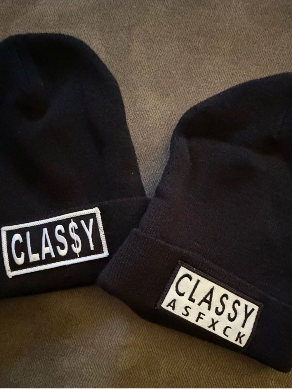 Classy AsFxck Brand Beanies